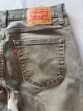 Levi's 511 Jeans in Faded Olive Wash W 31 L 32